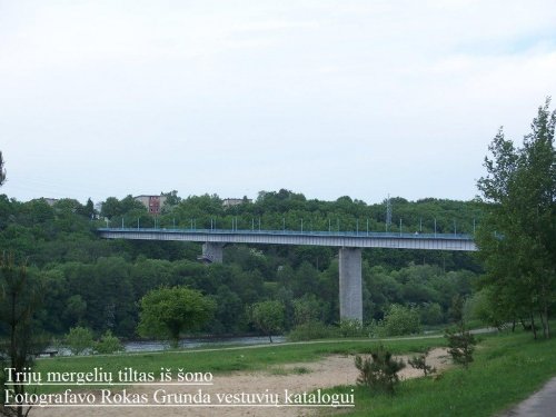 Lankytinos vietos Trijų mergelių tiltas Kaune