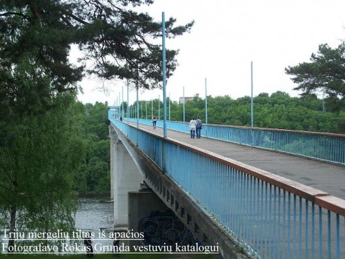 Lankytinos vietos Trijų mergelių tiltas Kaune