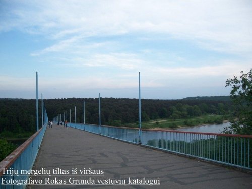 Lankytinos vietos Trijų mergelių tiltas Kaune