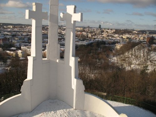 Lankytinos vietos Trijų Kryžių kalnas Vilniuje