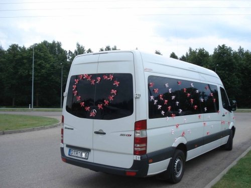 ★ Naujų modelių MERCEDES BENZ SPRINTER nuoma Jūsų vestuvėms vestu