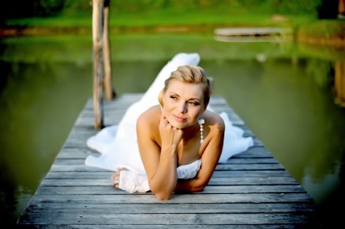 Meninė vestuvių fotografija