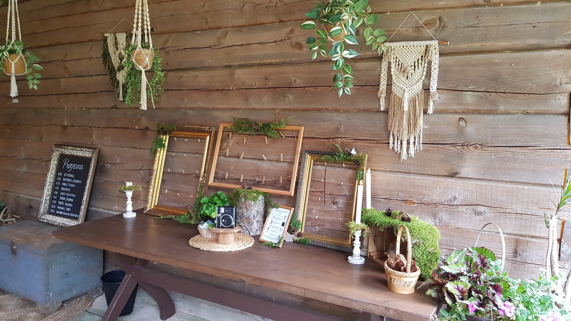 Vestuvės miškų apsuptame vienkiemyje