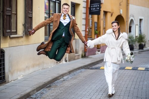 Įdomus ir kūrybiškas vestuvių fotografas