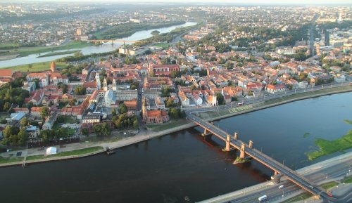 Kaunas iš paukščio skrydžio atrodo nuostabiai