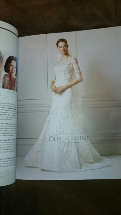 Vestuvinės suknelės OLEG CASSINI 2015 metų naujos kolekcijos suknelė 