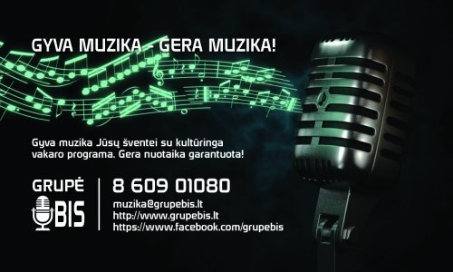 Vestuvių muzikantai Muzikantai Jūsų linksmai šventei Grupė "BIS"