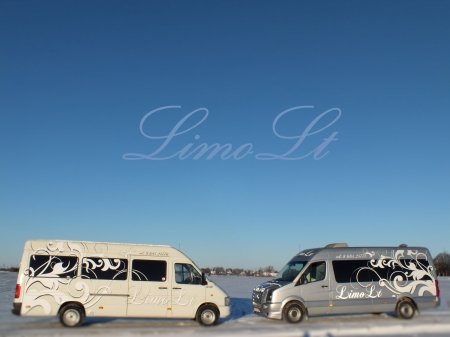 12 vietų išskirtinio interjero pramoginių mikroautobusų nuoma logo